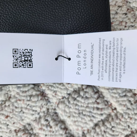 Pom Pom London Black Clutch Wristlet - Picture 11 of 14